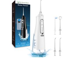 foto van My Green Deal - Waterflosser Draadloos - Elektrische Tandenflosser- Monddouche - Mondverzorging - Flosapparaten - Tongreiniger