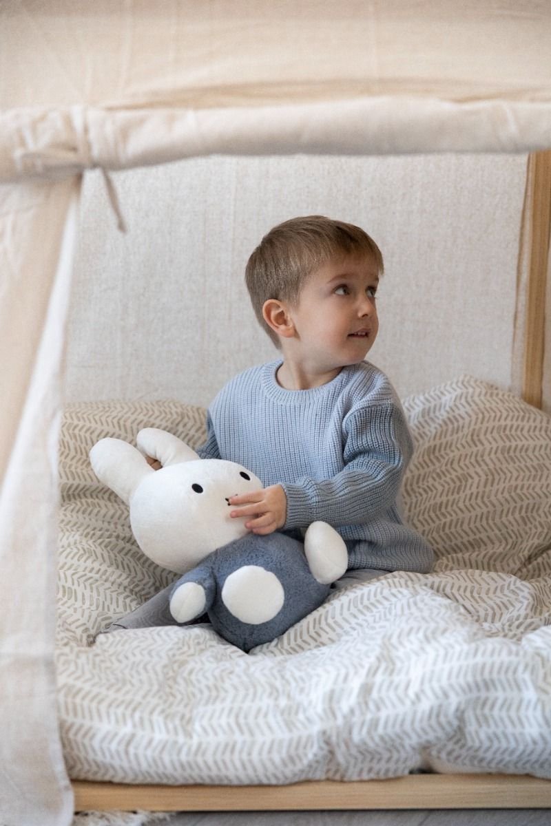 Nijntje Knuffel Fluffy Blauw - 35 cm — afbeelding 5