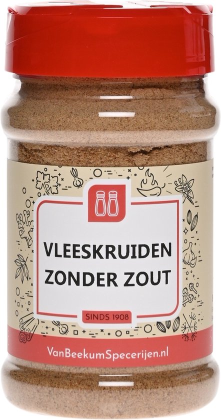 Van Beekum Specerijen - Vleeskruiden Zonder Zout - Strooibus 150 Gram
