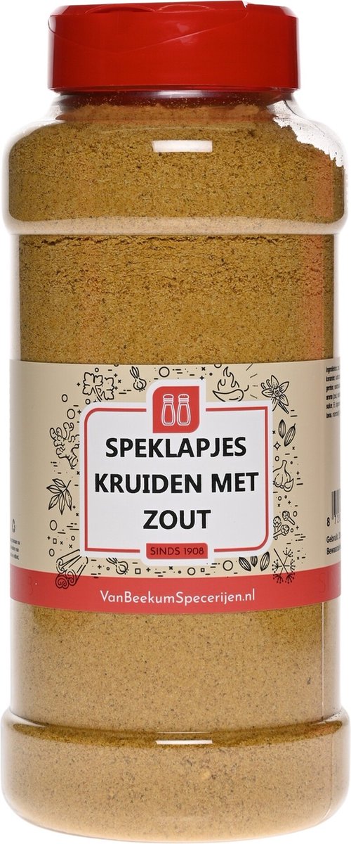 Goedkoopste Van Beekum Specerijen - Speklapjes Kruiden Met Zout - Strooibus 600 gram