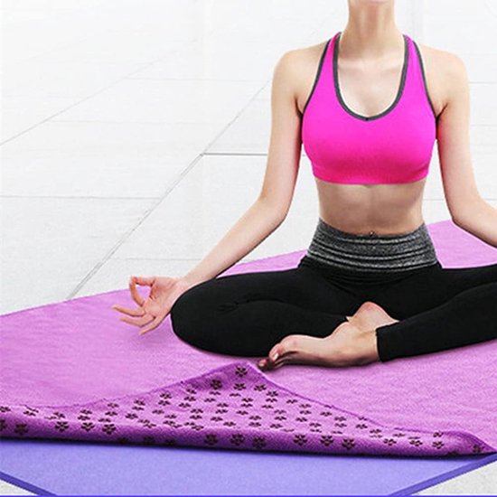 Manduka yogitoes BIG Size SKIDLESS Handdoek – Midnight