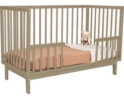 Novi at Home Lauren Doorgroeiledikant - Babybedje 60x120 cm - Sand - Baby bed met verstelbaar bodem