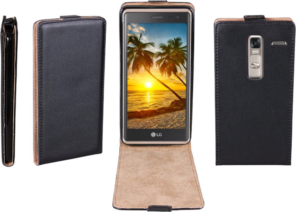 Patona Flip case voor LG Zero / Class (LG H650 / H740) zwart ultra slank