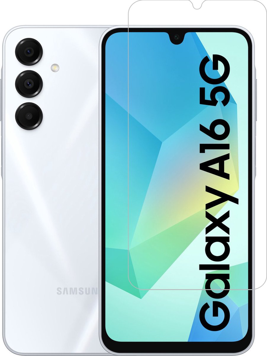 BixB screenprotector geschikt voor Samsung Galaxy A16 5G - gehard glas Tempered Glass