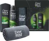 Dove Men+Care Bodywash + Anti-Transpirant Spray Geschenkset - Extra Fresh - het perfecte cadeau voor de sportieve man - 250 ml + 150 ml