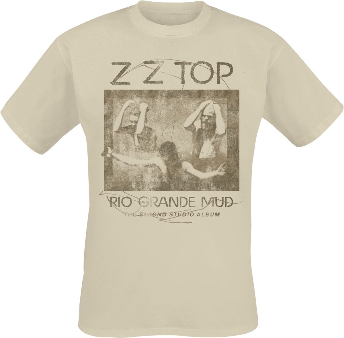 ZZ Top Rio grande mud Heren T-shirt - zand - S