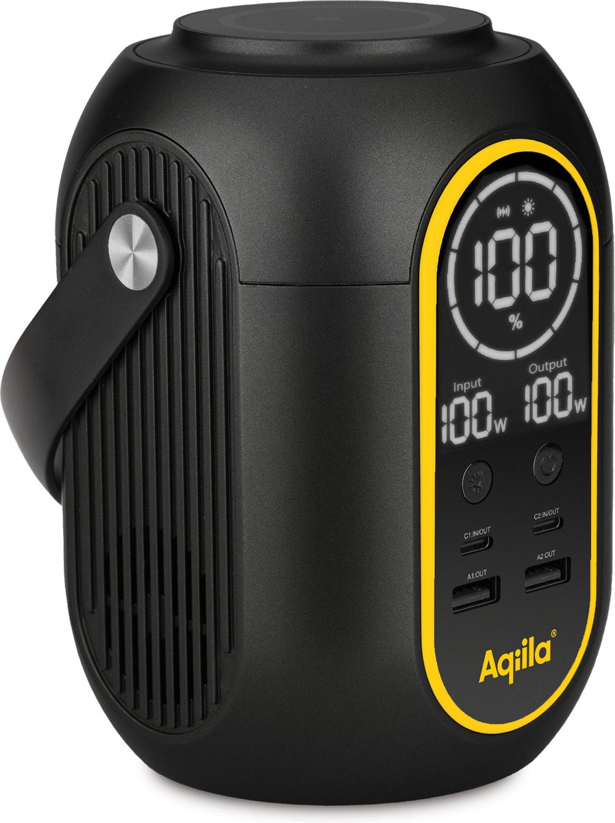 Brands Group Aqiila Powerstation 200Wh Powerbank met Draadloos Opladen - Brands Group - €199,99