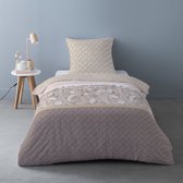 Housse de couette Flanelle - Hiver - 1 personne - 140 x 200 cm - Adirf