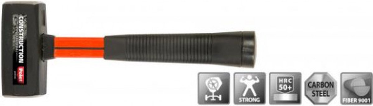 Polet moker glasfiber 9001 steel dwars - 1kg
