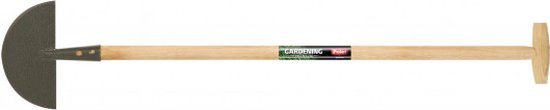 Polet graskantsteker met houten T-steel