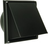 Grille de hotte aspirante Renson Zwart Inox Type 641 Ø150mm En Opbouw