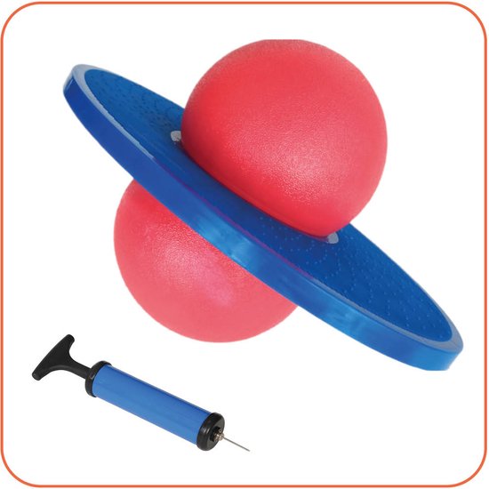 Jobber Lolobal - Moonhopper Springbal - Lolo Bal - Incl. Pomp