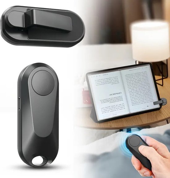 E-Reader Draadloze paginadraaier op afstand - afstandsbediening - accessoires - bladzijde omslaan - remote - Kobo/Kindle/tablets - bladomslag - voor iPad - iPhone - Smartphone - Tablets