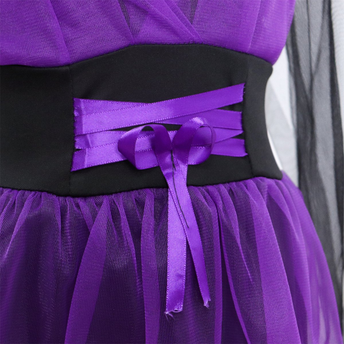 Joya Kids® Heks Verkleedjurk | Heksenhoed met Jurk | Heksen Verkleedjurk Meisje | Halloween Jurk | Verkleedkleding | — afbeelding 8