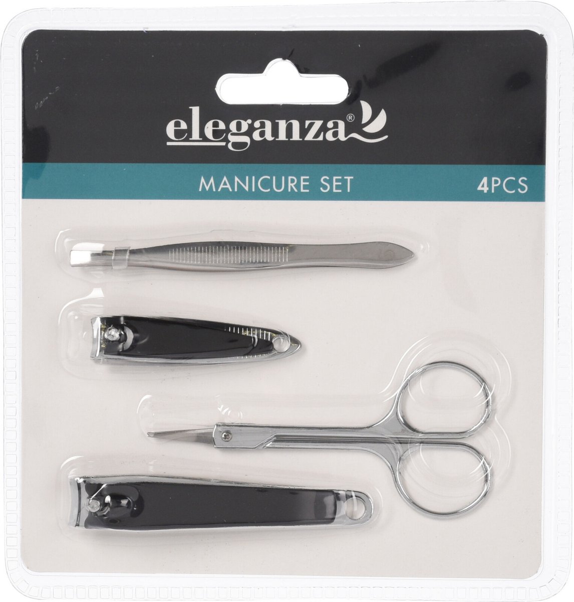 Goedkoopste 4-delige manicure persoonlijke verzorging set - Nagelschaartje - Nagelknipper - Teennagelknipper - Pincet