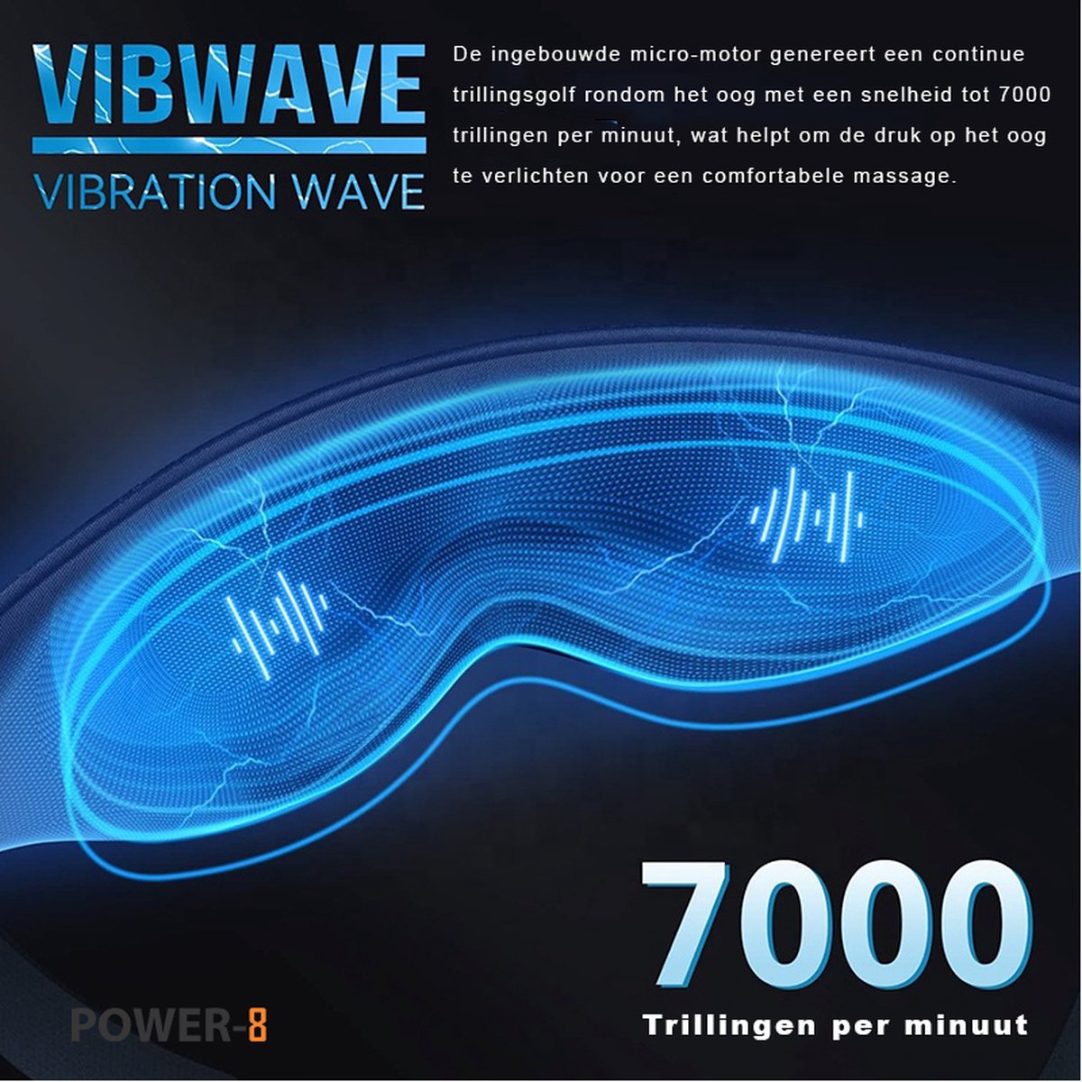 Onbekend Power-8 Eye Wellness: smart oogmassage met warm/koud thumbnail 5
