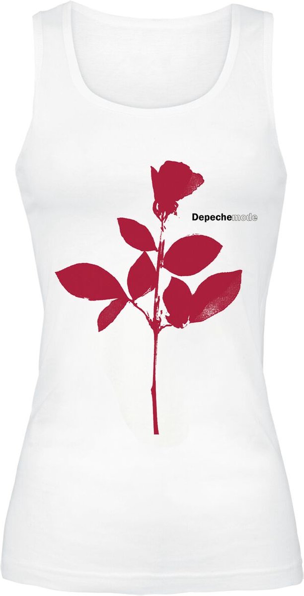 Depeche Mode Rose Dames Top - wit - XXL
