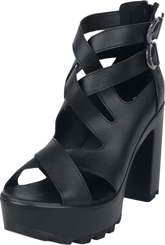 Escarpins noirs à brides Premium by EMP pour femme - EU38