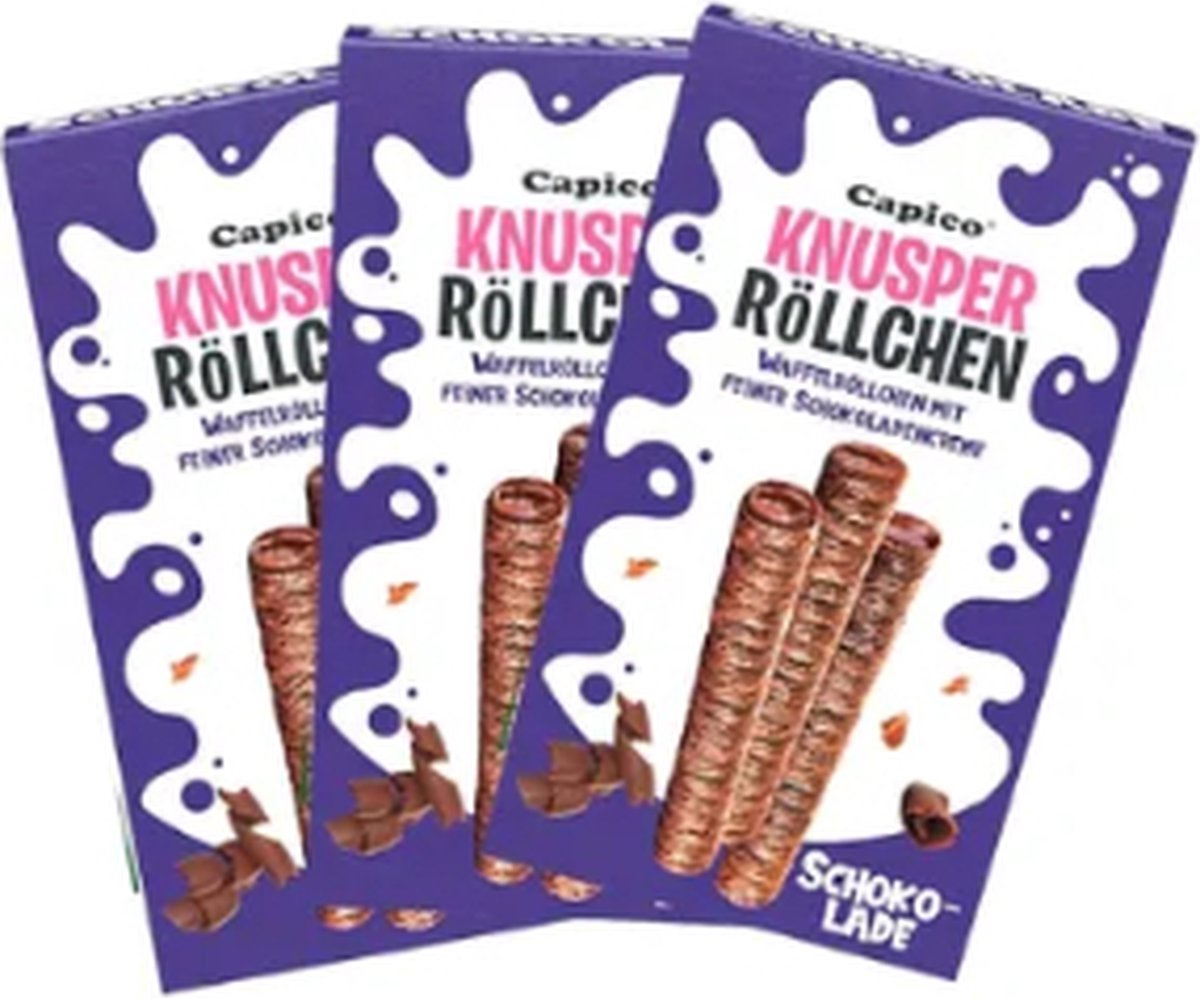 Capico Waffelrollchen Display - (72x 75gr)