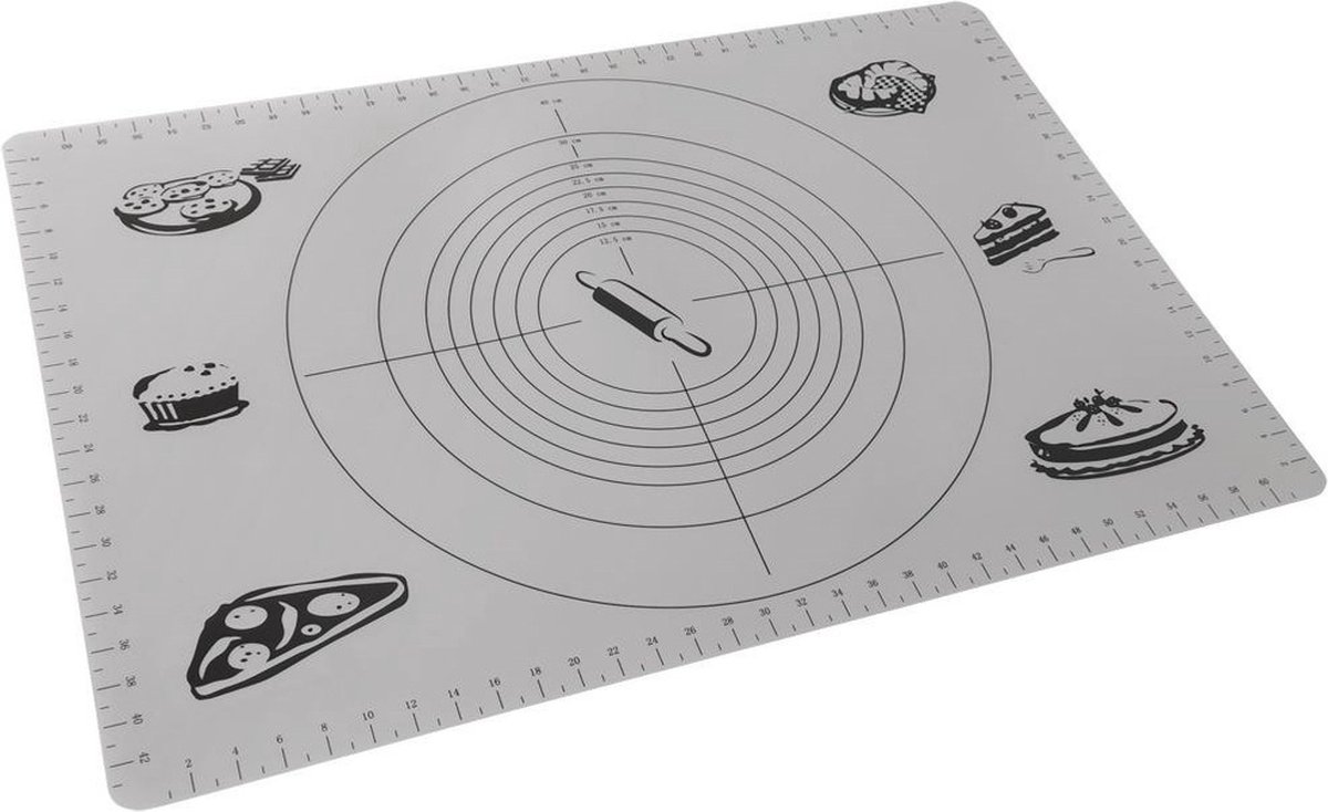 Deegmat 65x45 cm - Bakmat - Ovenmat - Koken - Bakken - Bakplaat