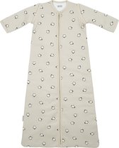 Meyco Baby Penguin baby slaapzak met afritsbare mouwen - soft sand - 90cm - 2.5 TOG