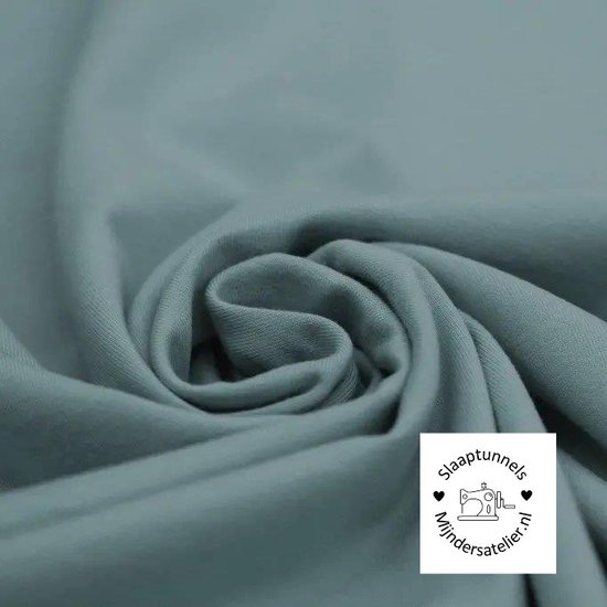 Slaaptunnel oud groen/blauw voor matrasbreedte 80 cm- Mijnders Atelier