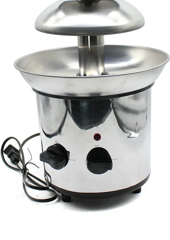 Multis Chocoladefontein - 4-laags Chocolade Fontein - Chocolade Fontein - Fondue - RVS - 46 x 21,5cm — afbeelding 4