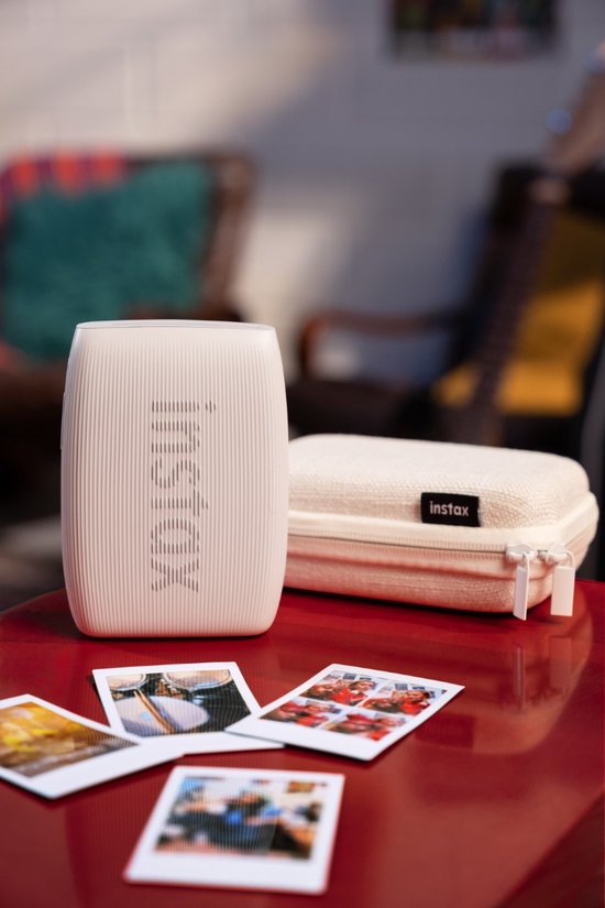 Rieibi Mini Link 3 hoes - beschermhoes voor Fujifilm Instax Mini Link 3 Smartphone Printer, Cover Voor Instax Mini Link3 hoes met Schouderriem, Voor
