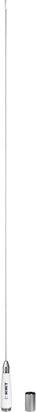 Antenne radio maritime VHF Scout Quick 3 en acier inoxydable 1,1 m 3dB QuickFit