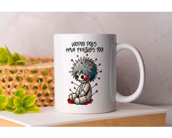 Mok Voodoo Dolls havve Feelings Too - CuteCreepy - CreepyCute - SpookyCute - DarkCute - SchattigEng - GriezeligSchattig - SpookyLief - DonkerSchattig