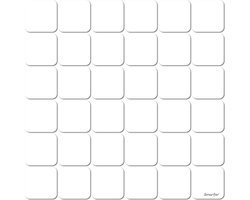 Smarfer - Witte magnetische pictogrammen voor weekplanner - blanco - planbord kind - 36 stuks - voor kinderen - dag planning kind gezin – autisme planner - magneetjes - scrum - routine - planbord magneten - weekplanner kind - magneten kinderen