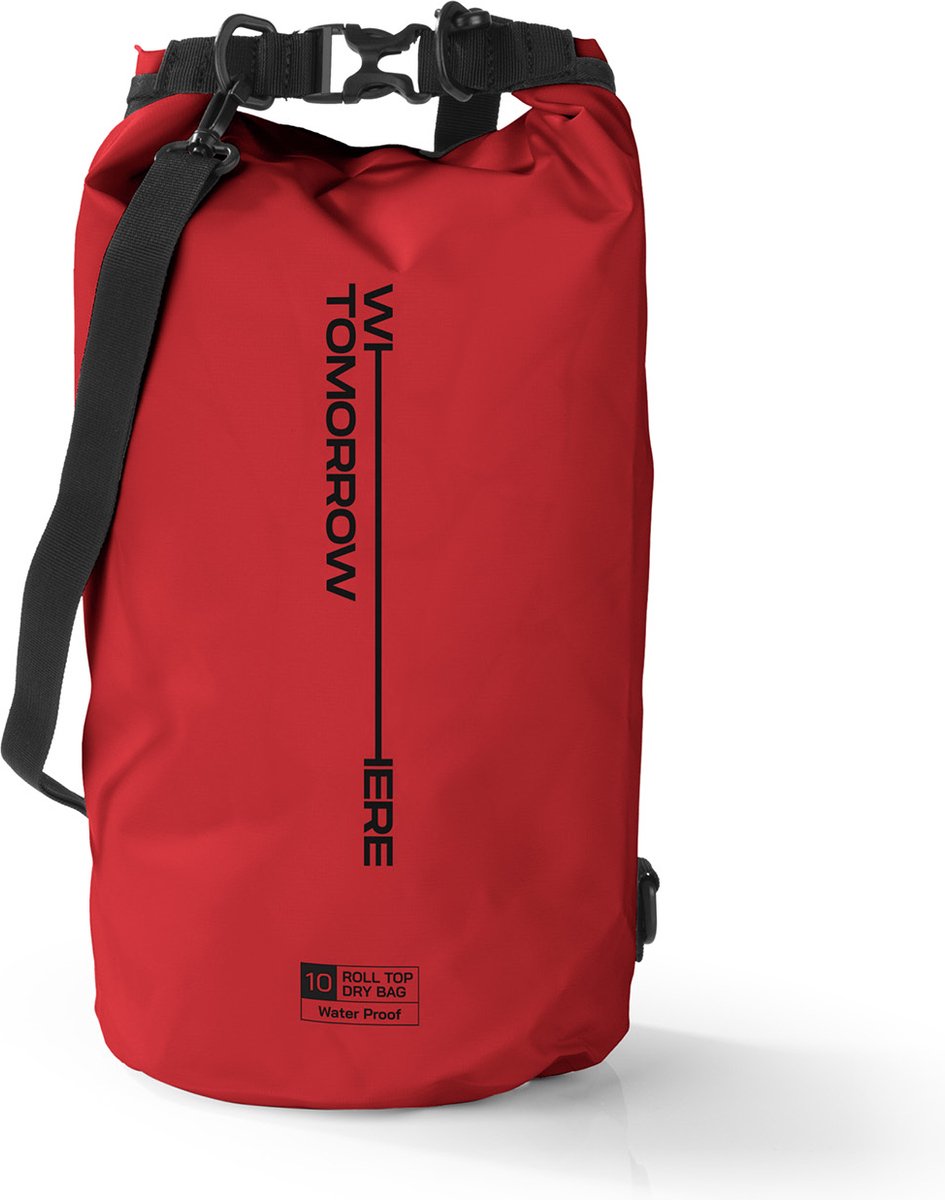 Where Tomorrow PVC dry bag Style 02 10L rood