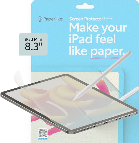 Paperlike 2.1 Protecteur d'écran pour iPad adapté à l'iPad Mini 2021