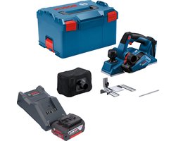 Bosch GHO 18V-26 Professionele accuschaafmachine 18 V 2,6 mm borstelloos + 1x accu 4.0 Ah + lader + L-Boxx