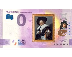 0 Euro biljet Nederland 2024 - 7 Frans Hals De lachende cavalier KLEUR