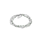 iXXXi Jewelry-Botswana (green beads)-Zilverkleurig-Dames Armband
