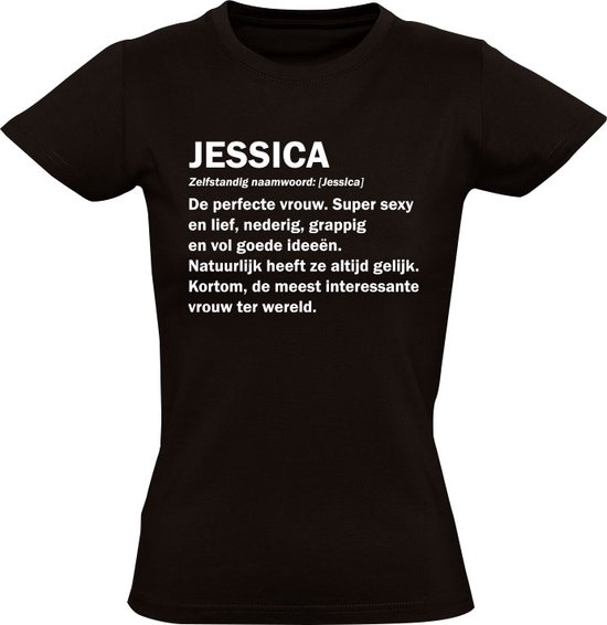 T-shirt femme Jessica Dictionary - cadeau - présent - anniversaire - drôle