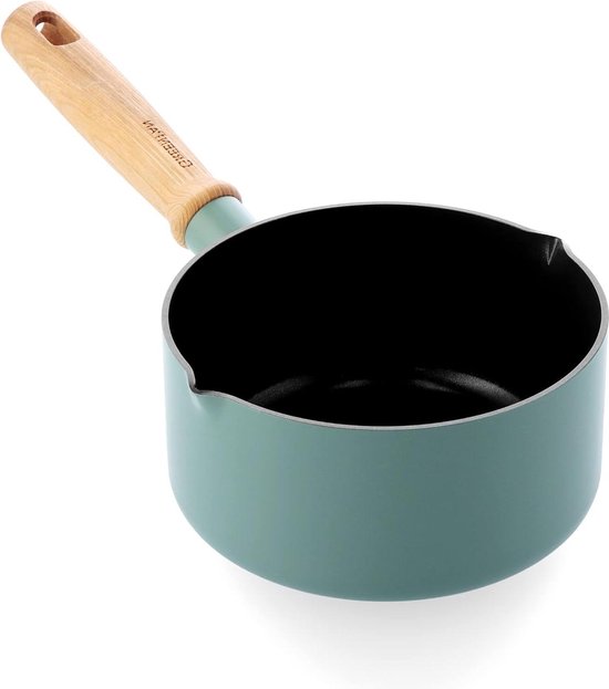 GreenPan Cambridge Healthy Ceramic Non-Stick 28 cm/3,7 Liter Wok Pan, PFAS-Free, Inductie, Vaatwasserbestendig, Ovenveilig, Zwart
