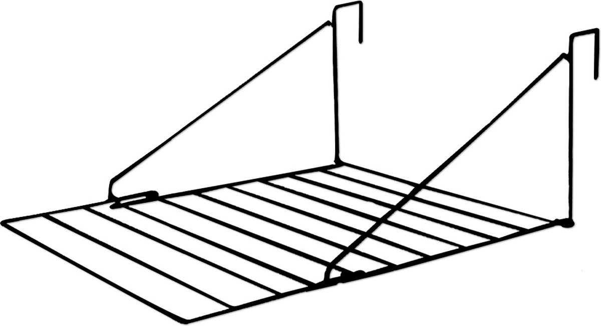 BRASQ Droogrek Hangend Zwart - 5 meter - Wasdroger voor Deur en Balkon - Wasrek inklapbaar - Wanddroogrek - ophangbaar droogrek- 53x71x27 cm op Prijzenvolger.com