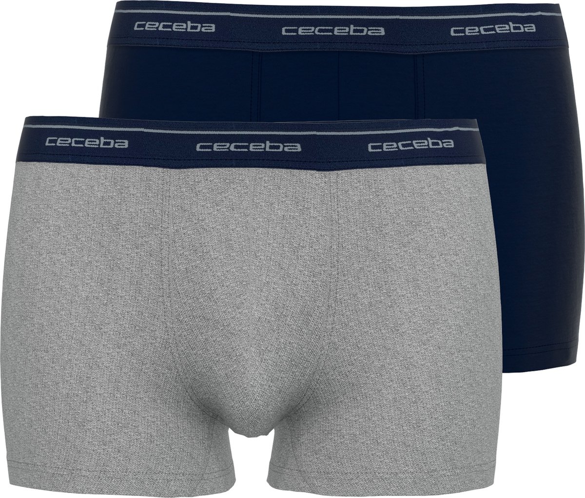 CECEBA Monza 2-pack Heren Boxer - Blauw/Grijs