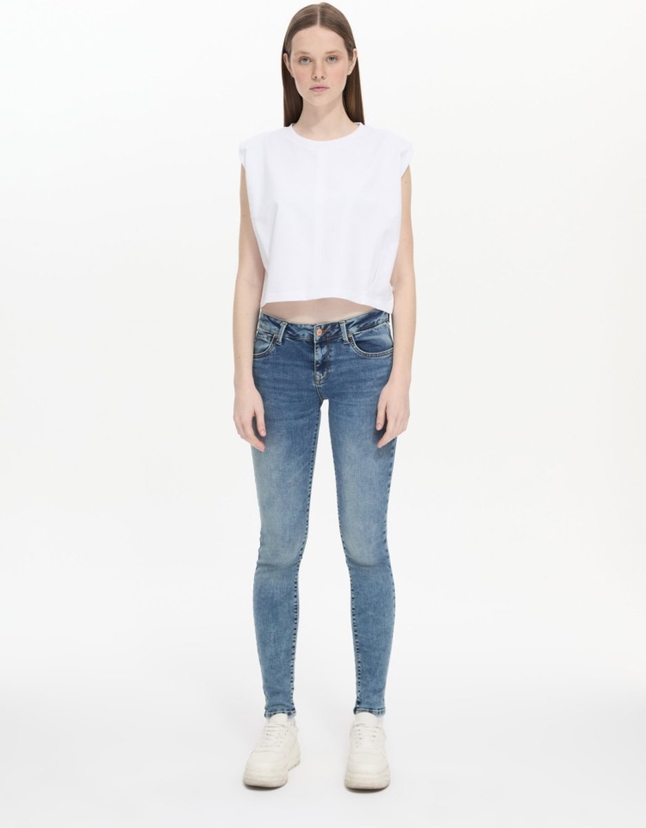 LTB Jeans Nicole Dames Skinny Jean - Lichtblauw - Yule Wash