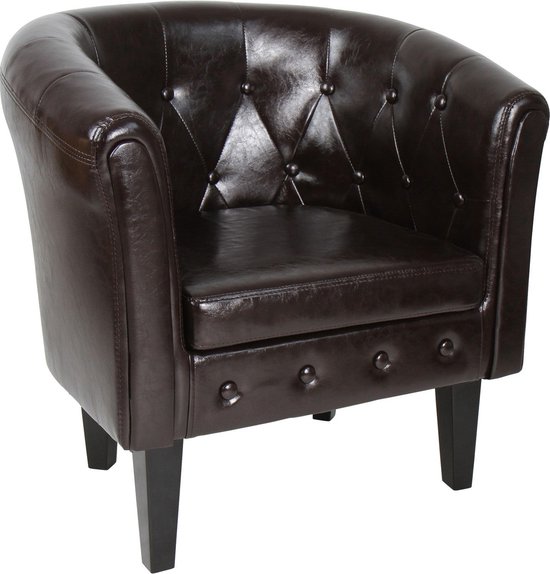 2 x STOERE INDUSTRIËLE CHESTERFIELD CLUB FAUTEUILS IN GENERFD LEDER PROFESSOR VINTAGE COGNAC | Chesterfield 2 x STOERE INDUSTRIËLE CHESTERFIELD CLUB FAUTEUILS IN GENERFD LEDER PROFESSOR VINTAGE COGNAC | Chesterfield