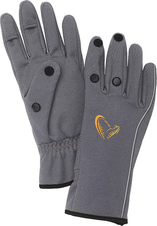 Gants Néoprène Demi-doigts Savage Gear - Pour Pêche Et Outdoor - Taille M/L/XL - Paume Antidérapante