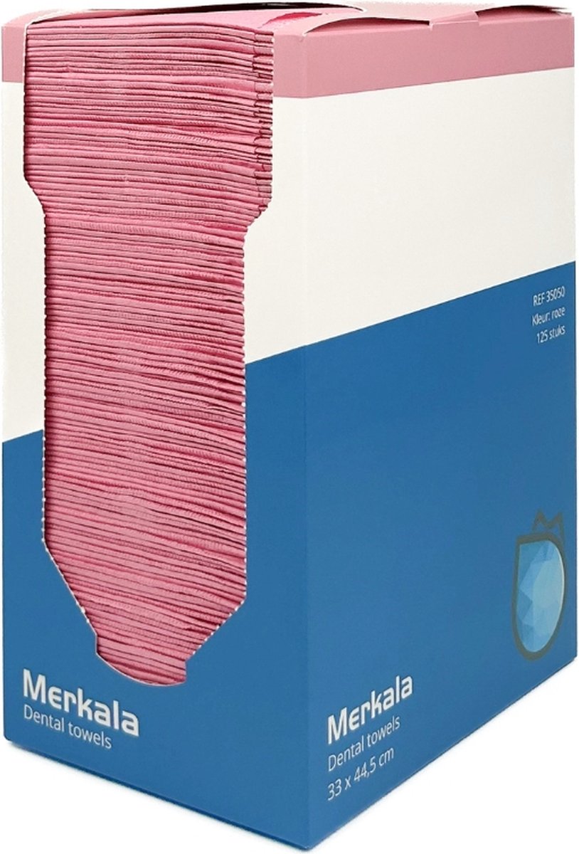 Dental towels patiëntenservetten Roze 125 stuks