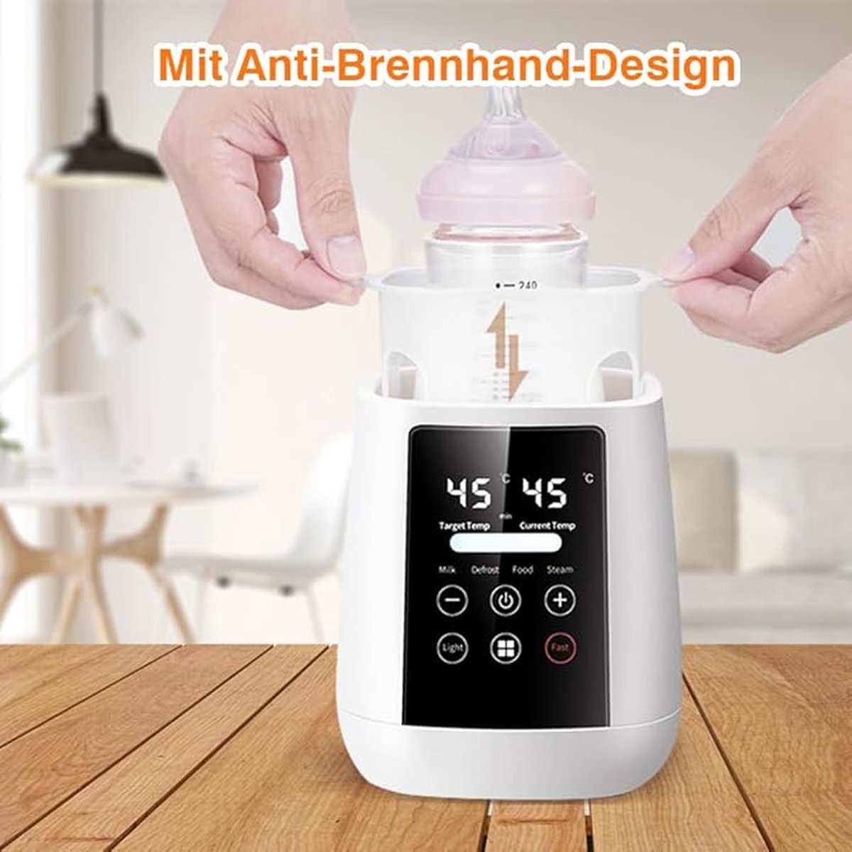 Equivera Flessenwarmer - Flessenwarmers - Flessenwarmer Ondwerweg - Flessenverwarmer - Flessenwarmer Baby - Flesverwarmer - Fleswarmer