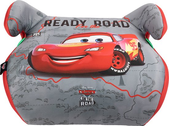 Disney Cars I-Size Zitverhoger 125-150cm - Veilig - Comfortabel - Lightning Mcqueen Design