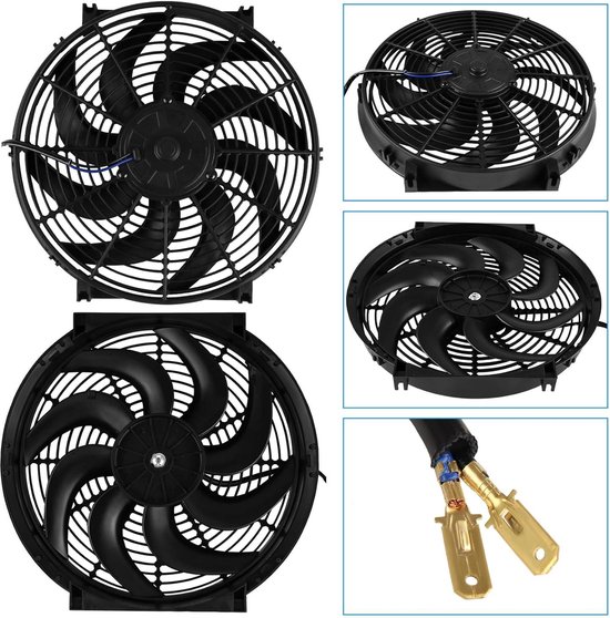 Vrachtwagen ventilator met sterke zuignap 24V - Action products - warenhuis