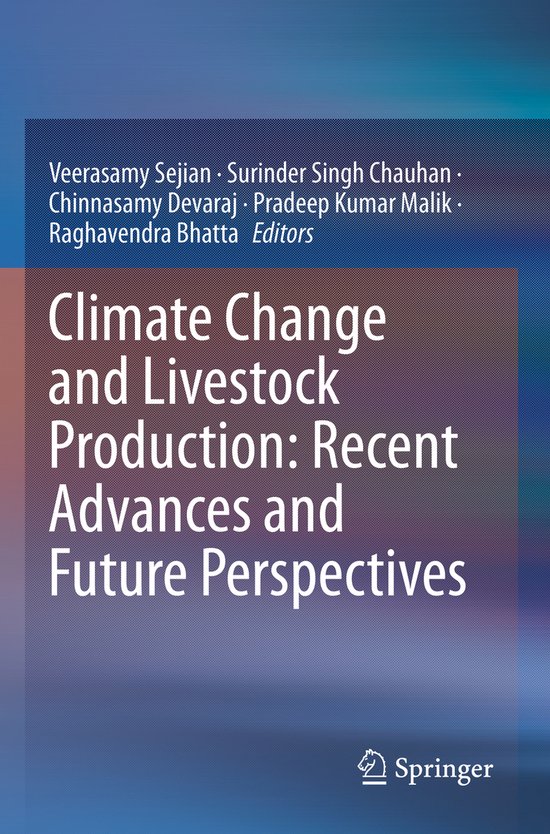 Climate Change and Livestock Production: Recent Advances and ... - cover