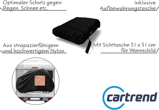 BERGER Beschermhoes Voor Fiets Dissel 300D Fietshoes Waterkolom 3000 mm | Waterafstotend | Fiets Afdekking | Dekzeil