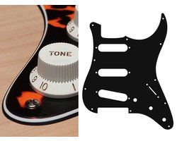 Boston ST-313-WCO pickguard, Stallion, standard, SSS, 3 pot holes, 3-5 switch, 3 ply, wild cat orange